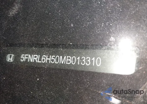 2021 Honda Odyssey Ex из США, поврежденный, VIN 5FNRL6H50MB013310